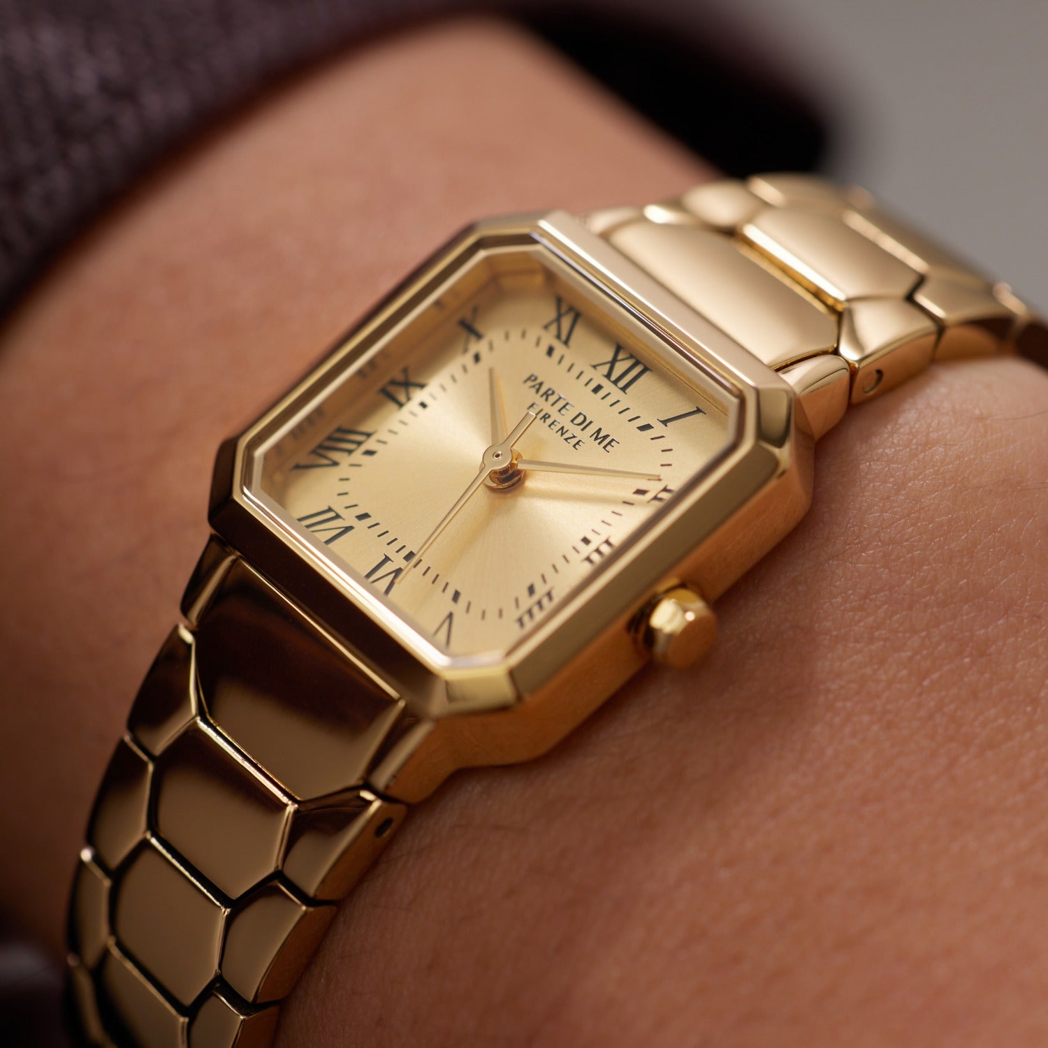 Parte di Me Orologio Square ladies watch gold coloured PDM09030