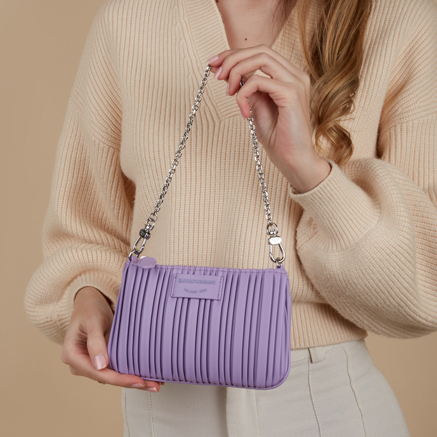 Emporio Armani Purple Shoulder Bag Y3H317-YWQ4E-80264
