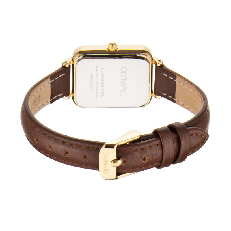 Olympic Tilly Femmes Montre Marron OL66DDL008-zoom-
