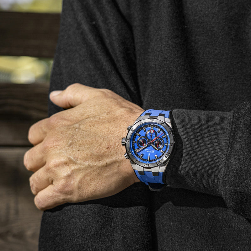 Festina Chrono Bike Hommes Montre Bleu F20671/3-zoom-