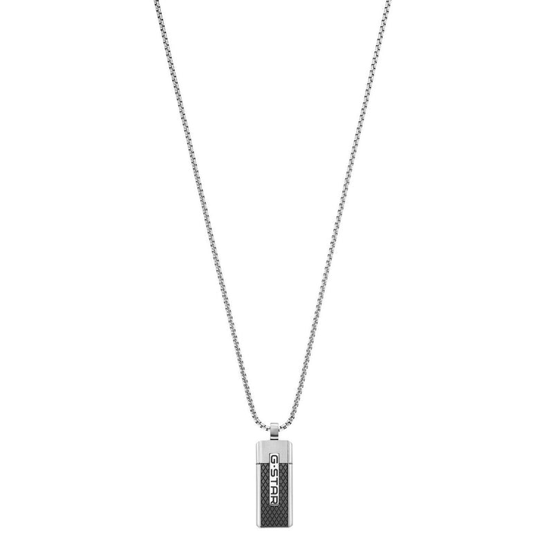 G-STAR Mtrx Collier argenté Box Chain GSJ.105.01-zoom-