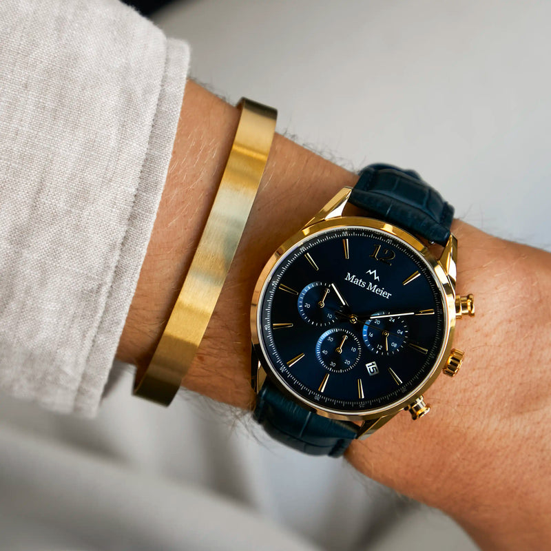 Mats Meier Annecy bracelet en acier couleur or MM320016-zoom-