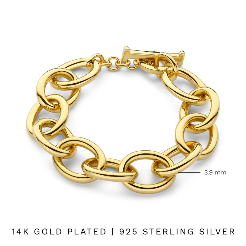 Parte Di Me Bibbiena Poppi Bracelet Plaqué or 14 carats PDM32132-zoom-