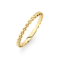Jackie Gold Caviar 14 Karat Gold Ring 585 JKR25.526-52