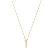 Isabel Bernard De la Paix Collier De la Paix Flavie en or 14 carats avec diamant 0,03 carat IBD350027