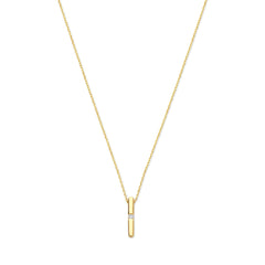 Isabel Bernard De la Paix Flavie 14 Karat gold necklace with diamond 0.03 carat IBD350027