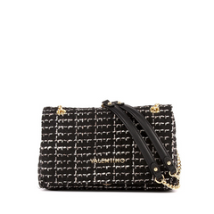 Valentino Bags Tweed Multi-coloured Shoulder bag VBS9JP02NERO/MULTI