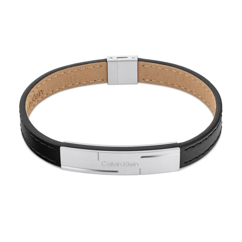 Calvin Klein Leather Bracelet 2002-CJ35000056-zoom-