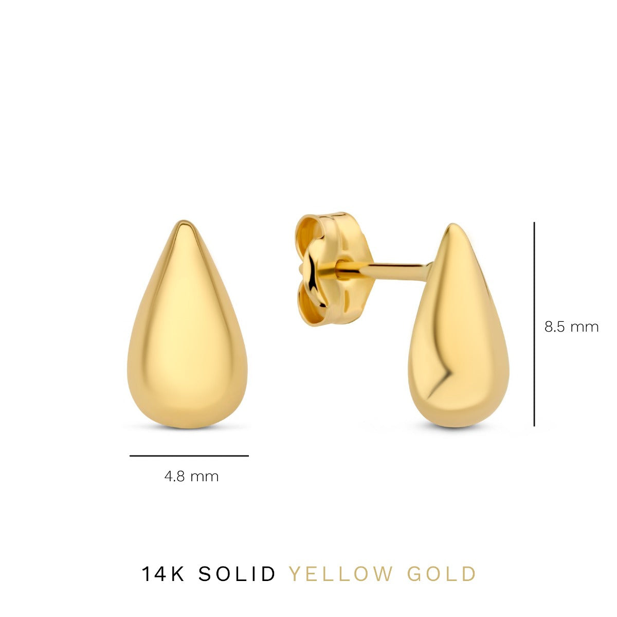 Isabel Bernard Monceau Séraphine 14 Karat Gold Teardrop Earrings IB360270