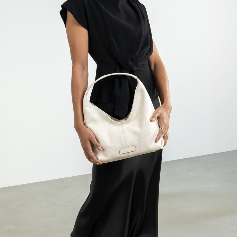 Isabel Bernard Honoré Grace Mini sac à main en cuir crème de veau IB21132-070-zoom-