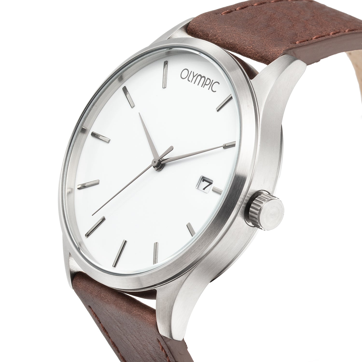 Olympic Memphis White Men's Watch 2002-OL89HSL043