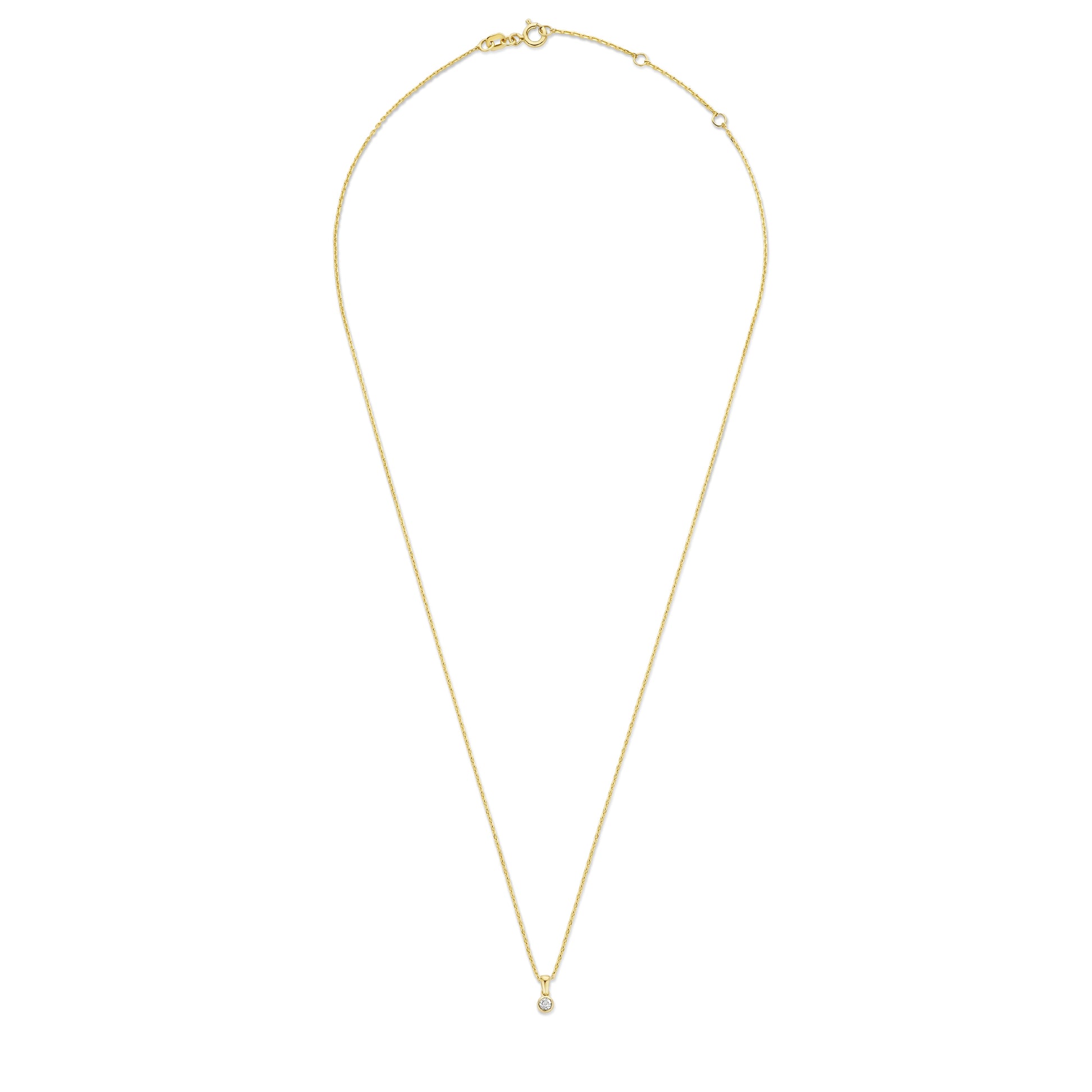 Isabel Bernard De La Paix Inaya 14 Carat Golden Necklace | diamond 0.01 ct | IBD350021