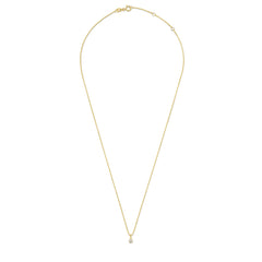 Isabel Bernard De La Paix Inaya 14 Carat Golden Necklace | diamond 0.01 ct | IBD350021