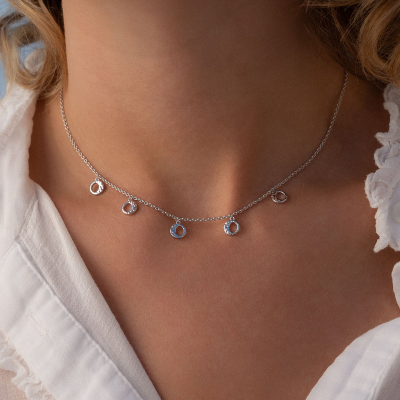 Violet Hamden Luna Collier en Argent 925 Sterling avec Lunes VH340033-zoom-