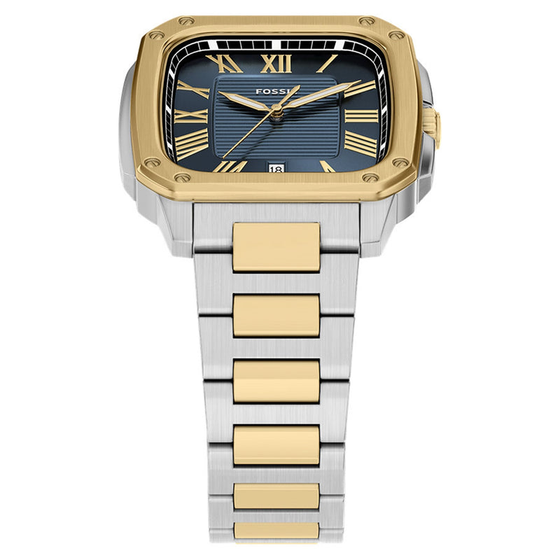 Fossil Crosby Rectangular Blue Dial Watch FS6161-zoom-