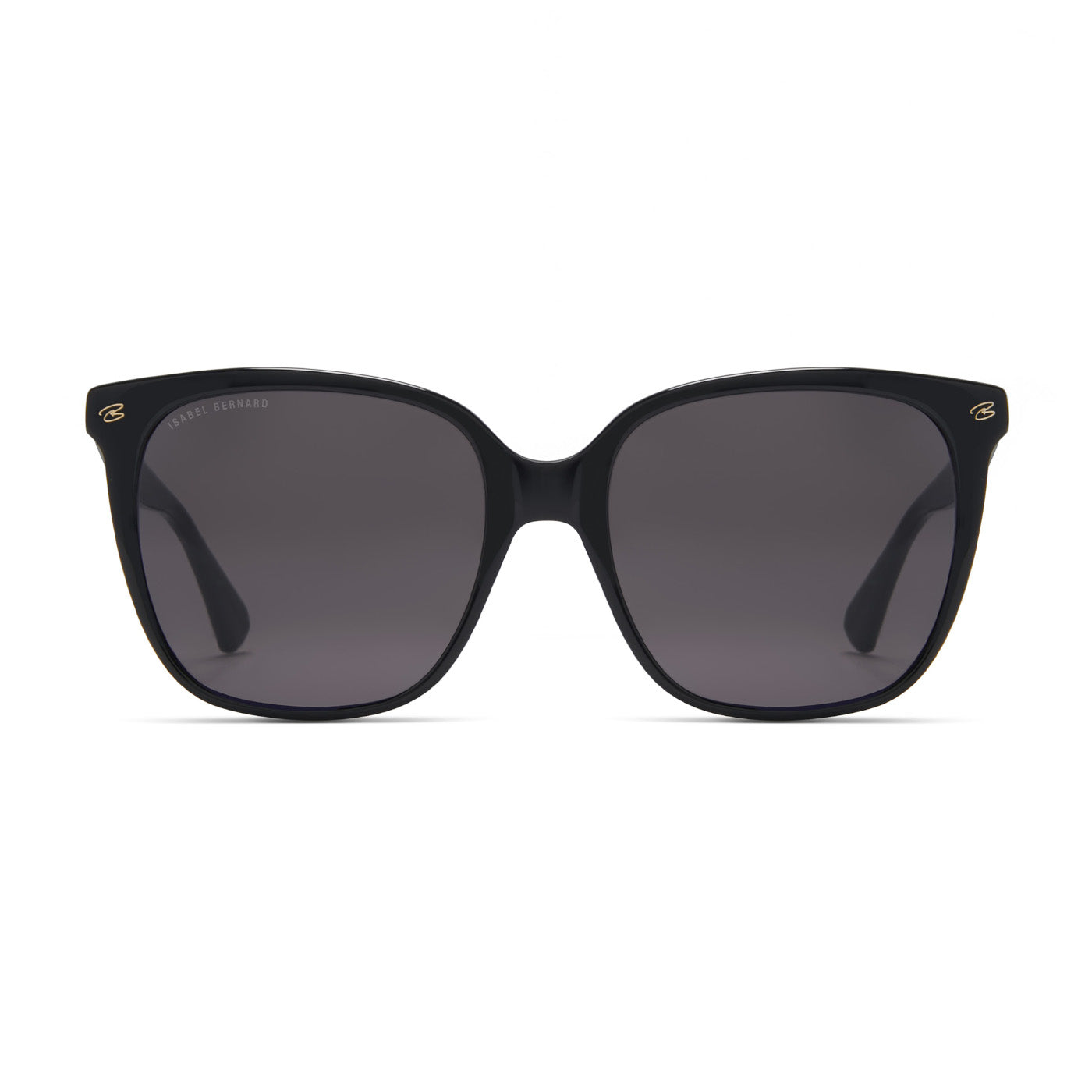 Isabel Bernard La Villette Raison Black Vierkante Sunglasses IB400007-01-01