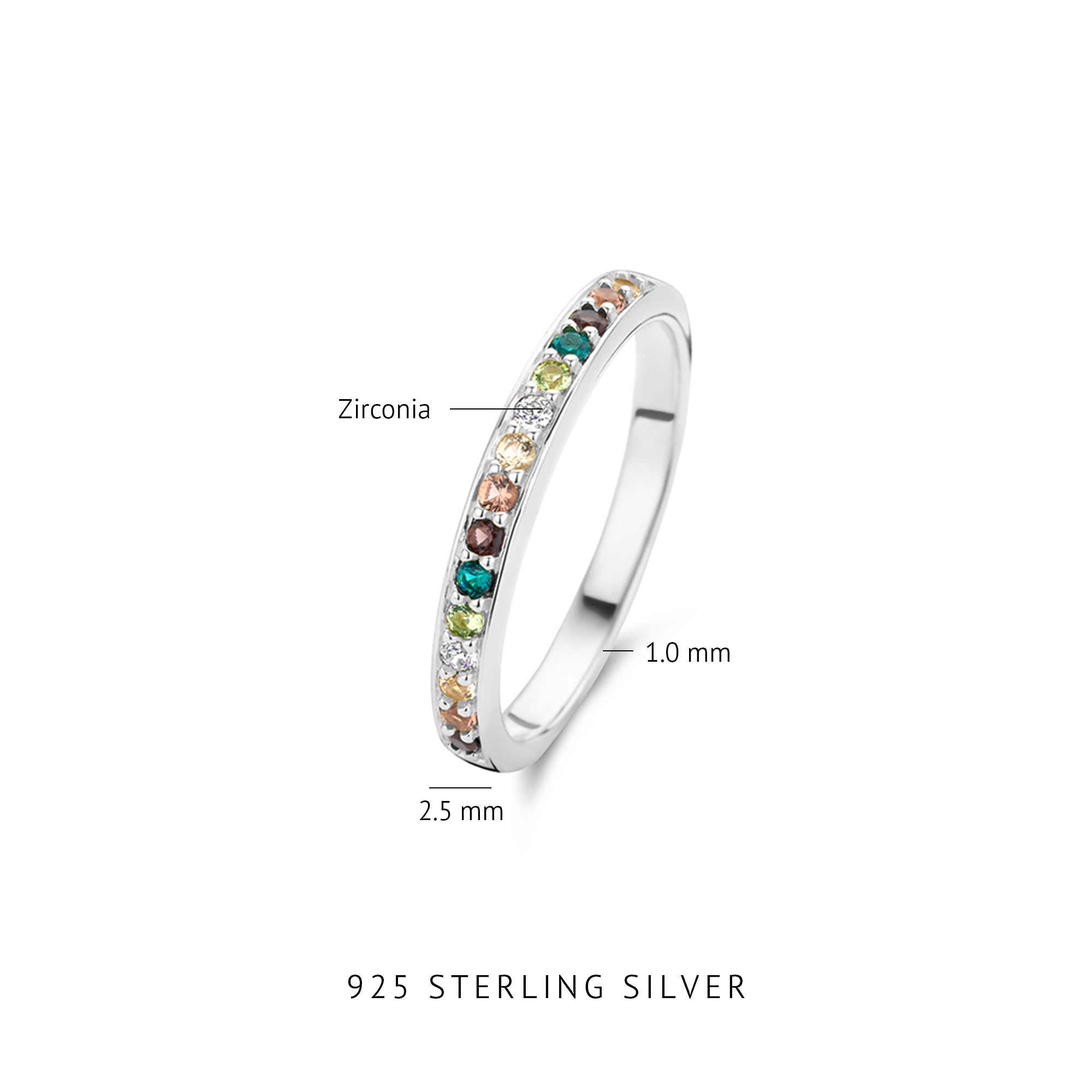 Parte Di Me Santa Maria del Fiore 925 sterling Silver Ring PDM33051-56