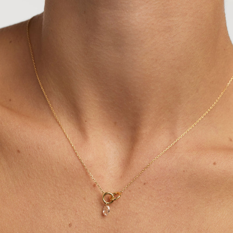 P D Paola Color Collier Plaqué or 18 carats CO01-844-U-zoom-