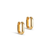 ENAMEL Copenhagen Boucles d'oreilles Plaqué or 18 carats E359G