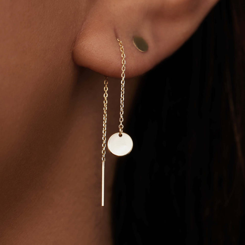 Isabel Bernard Le Marais Femmes Pendentifs d'oreille Or 14 carats IB360197-zoom-