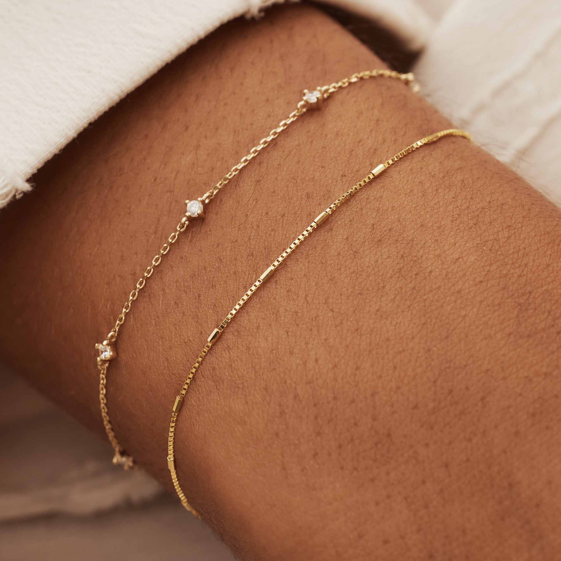 Isabel Bernard Rivoli Esmée 14 Carat Golden Bracelet IB320099