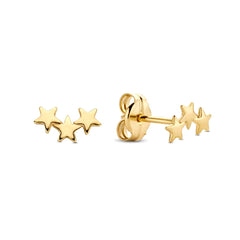 Jackie Gold 14 karat gold Ear Stud JKE20.004