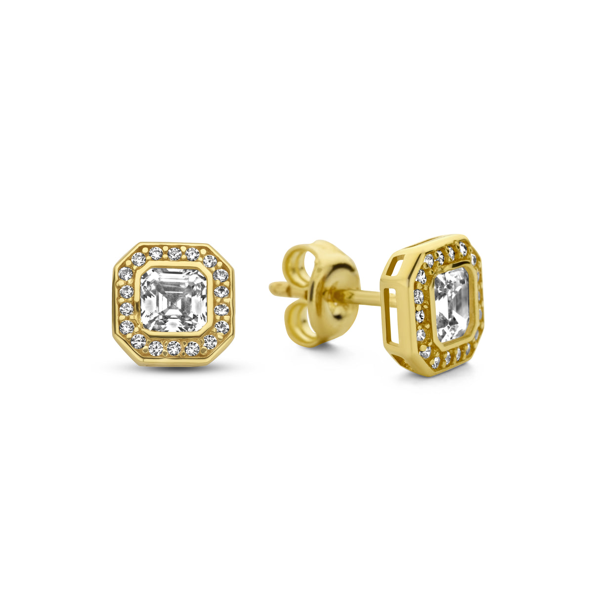 Beloro Jewels Monte Napoleone Sofia 9 carat gold Ear Studs BO360042