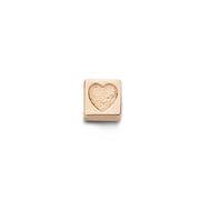 Isabel Bernard La Concorde Felie breloque cube en Or rose 14 carats IB350049