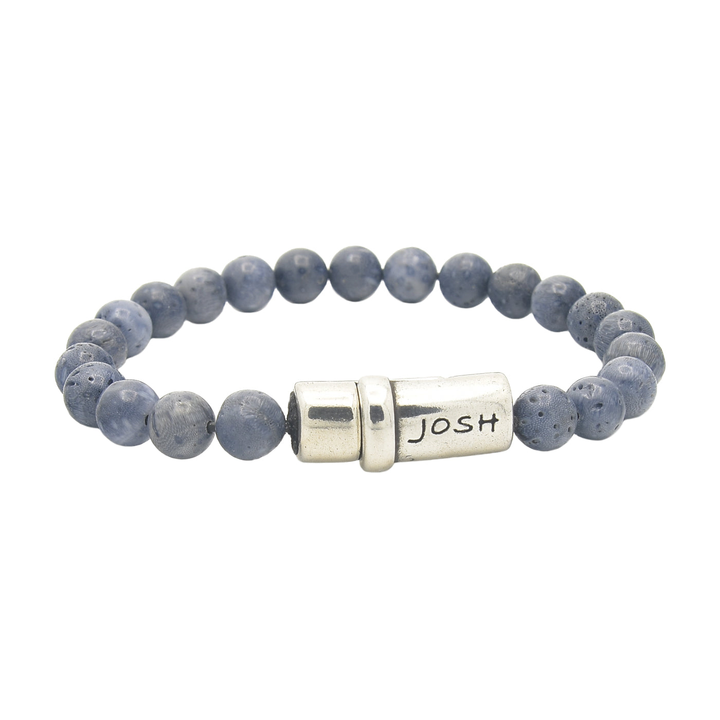 Josh Blauwe Armband 09285-BRA-S/DENIM/L