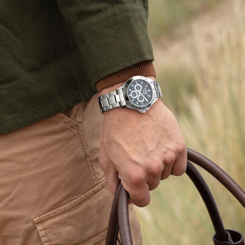 Olympic Jeffrey Hommes Montre Argent OL89HSS051-zoom-