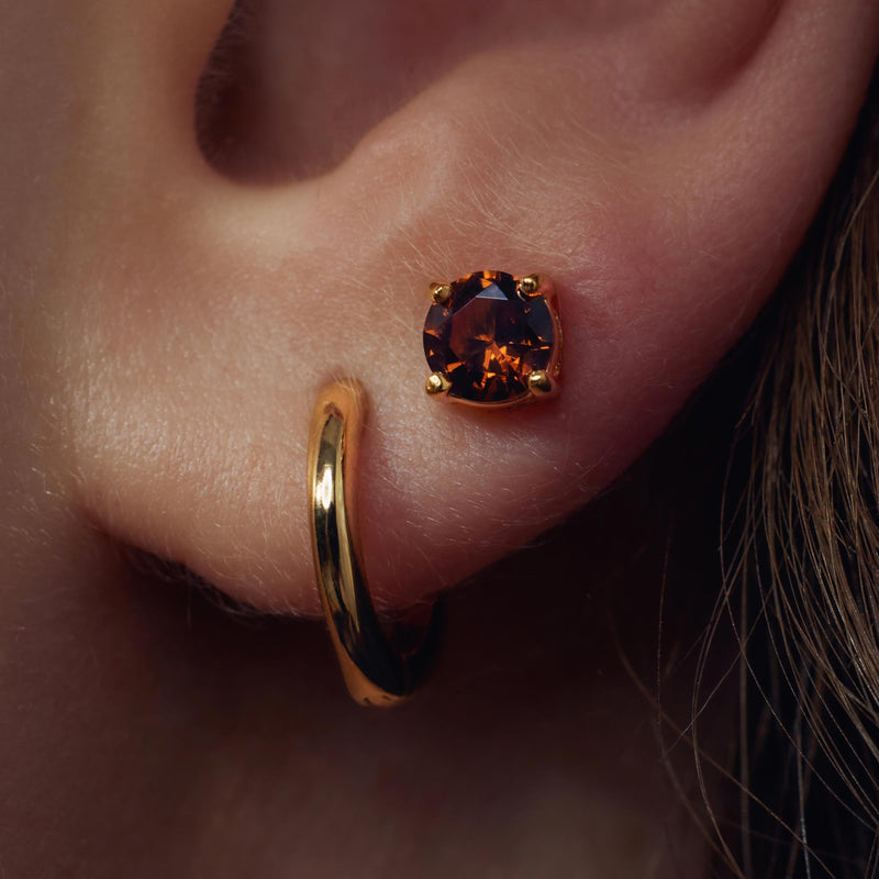 Parte Di Me Santa Maria Femmes Créoles Plaqué or 14 carats PDM36060-zoom-