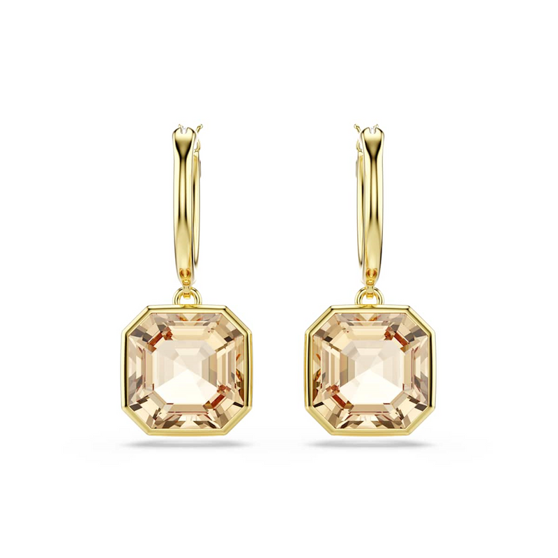 Swarovski Millenia Boucles D'Oreilles Couleur Or 5731148-zoom-