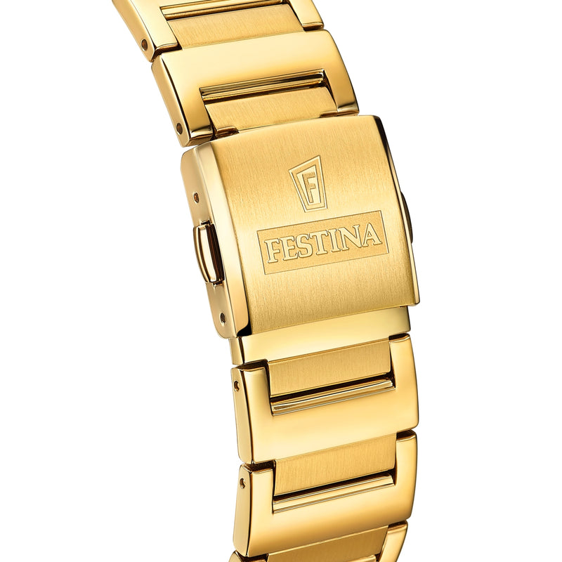 Festina On The Square Hommes Montre Or F20678/1-zoom-