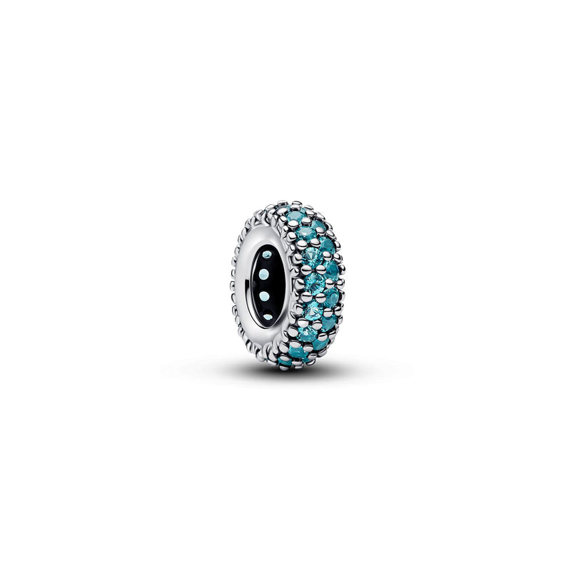 Pandora Moments Charm Spacer Pierre Bleue Ice En Cristal Man-Made 791359C01-zoom-