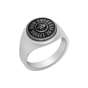 Diesel Signet Hommes Bague Argent DX1463040-8