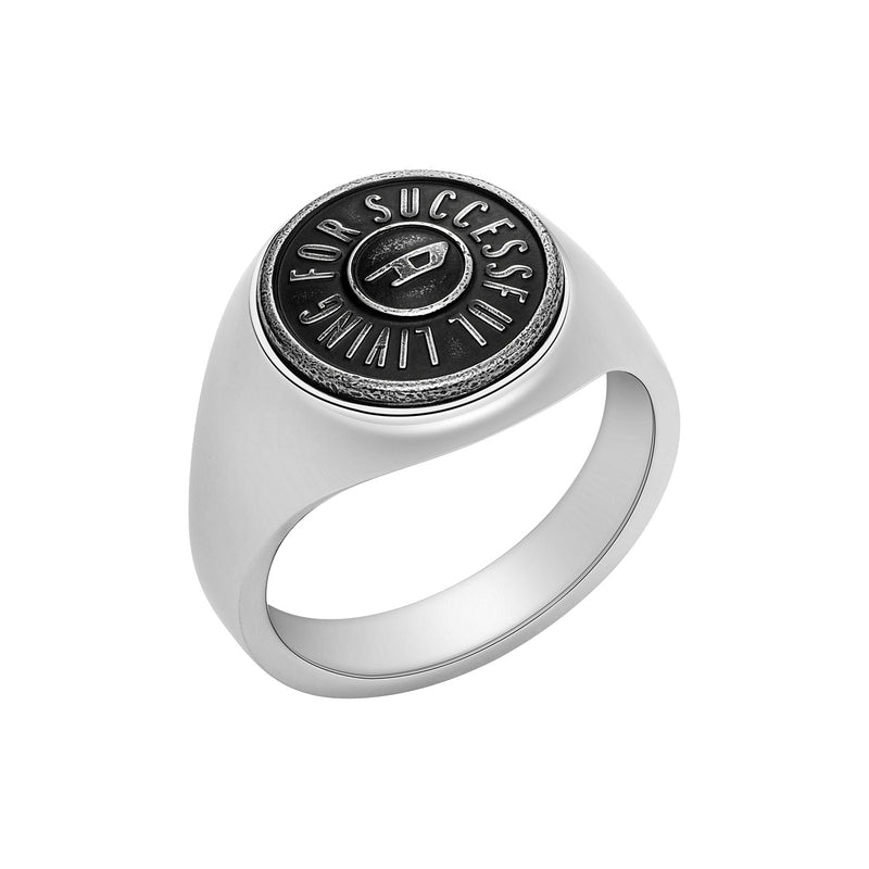 Diesel Signet Hommes Bague Argent DX1463040-8-zoom-