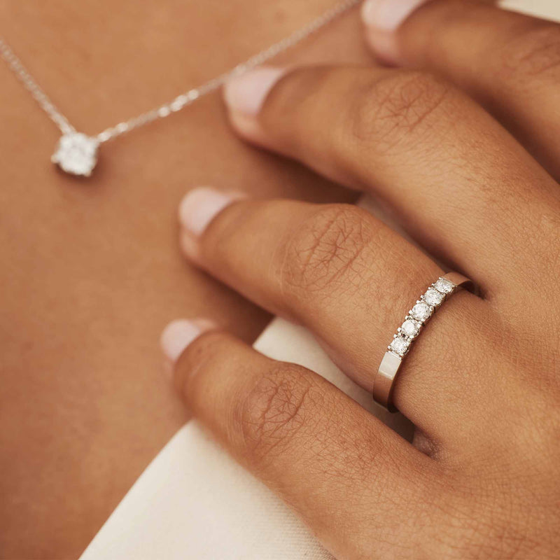 Isabel Bernard De la Paix Femmes Bague Or blanc IBD330019-48-zoom-