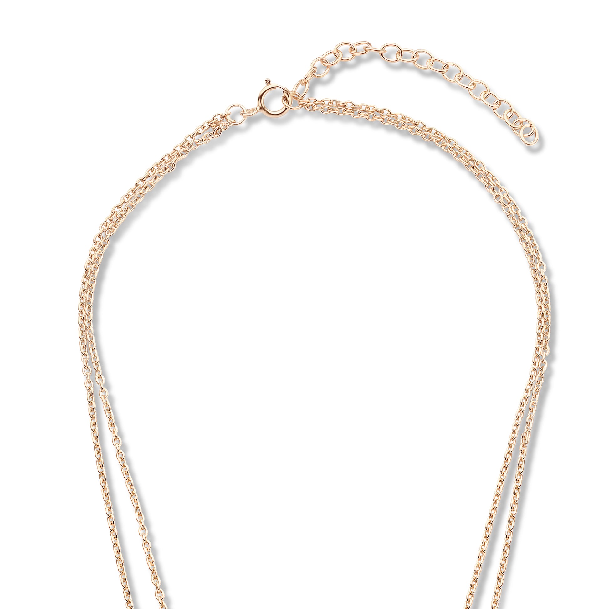 Violet Hamden Luminous Luna Rosegold Necklace VH10105 (Adjustable between 40-50 cm)
