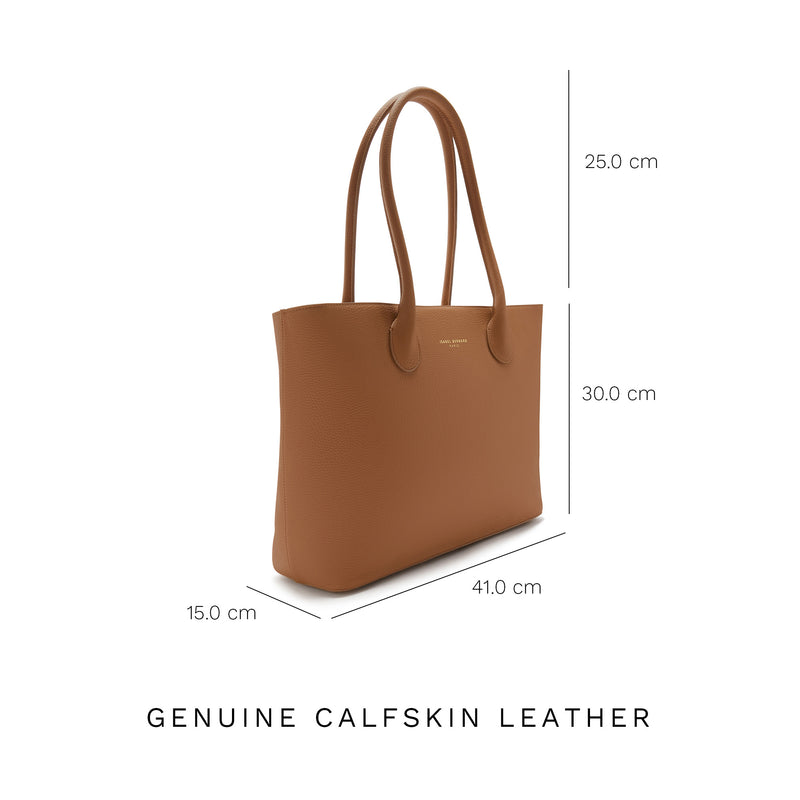 Isabel Bernard Honoré Femmes Cabas Cognac IB25026-zoom-