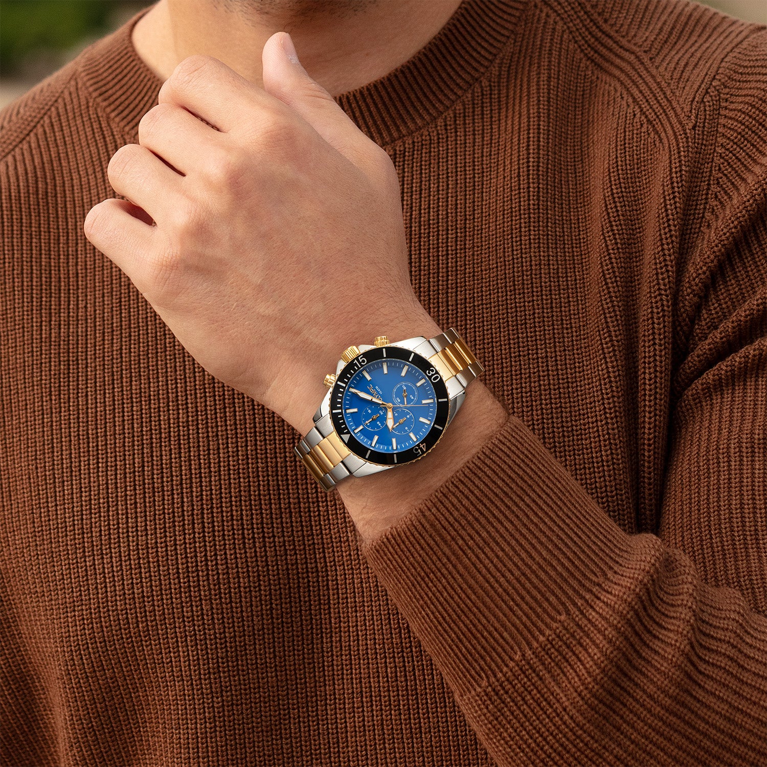 Olympic Paul Blauw Heren Horloge 2002-OL89HSS055B