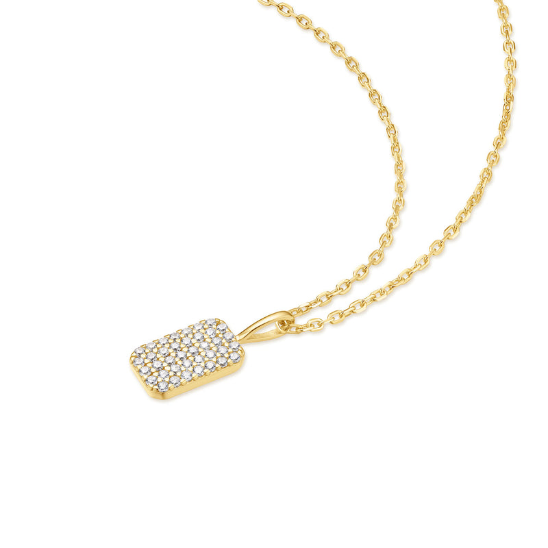 Ania Haie Sunny Sparkler Collier Pendentif Pavé De Couleur Or AH-N064-01G-zoom-