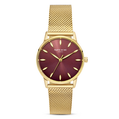 Parte Di Me Orologio round ladies watch gold coloured and dark brown PDM09055