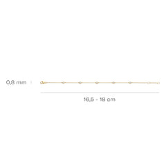 Blush 14 karat gold Bracelet 2237YZI