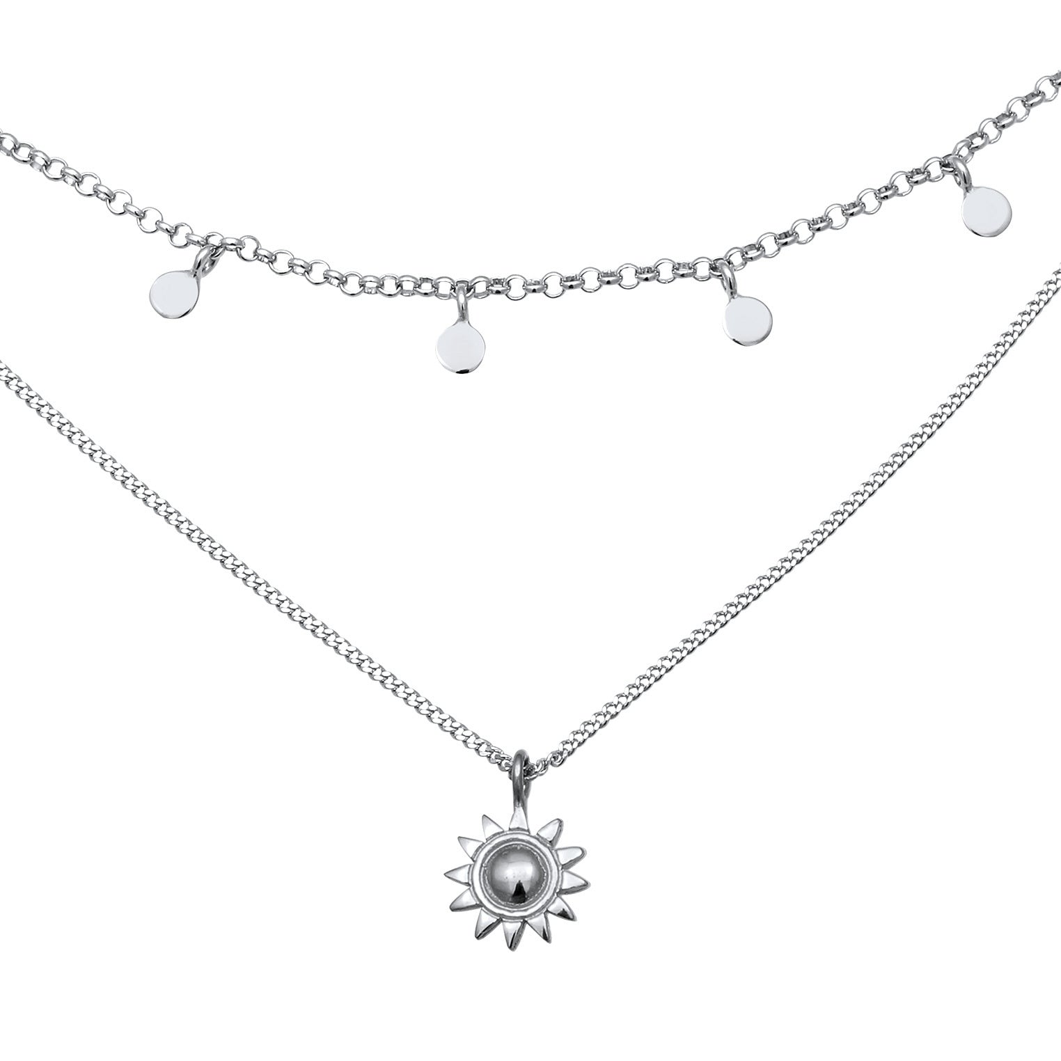 Elli 925 Sterling Silver Layered 2004-BF-0008121-001