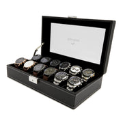 Mats Meier Mont Fort Hommes Boîte à Montres Noir MM-Watchbox-1909