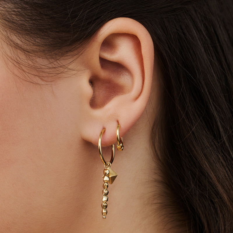 Violet Hamden Sisterhood Feminine Créoles en Argent 925 Sterling Plaqué Or VH360023-zoom-