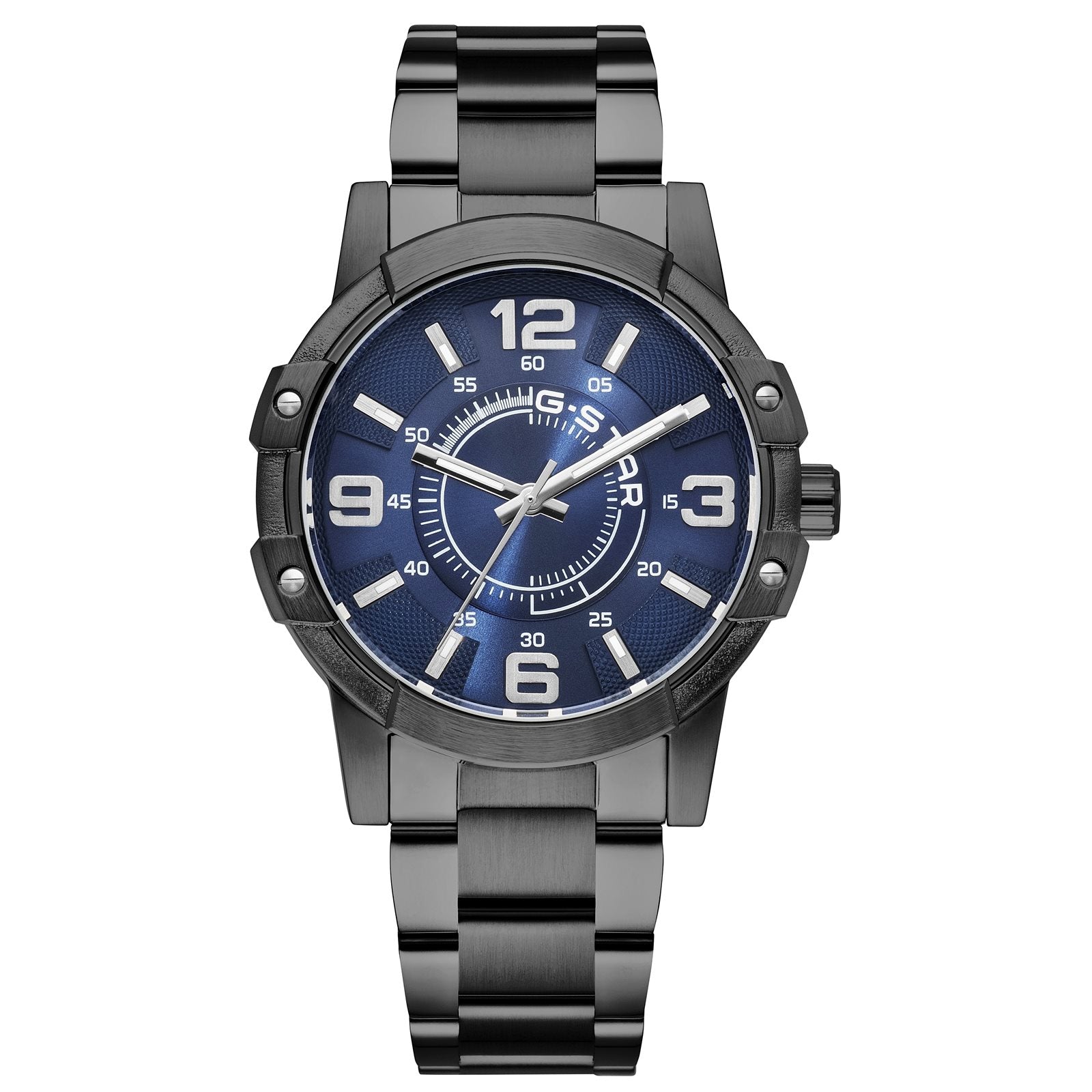 G-STAR Constructed Black Steel Men's Watch GSW.506.09