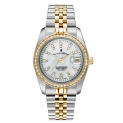 Jacques Du Manoir Inspiration White MOP Women's Watch NROP.07