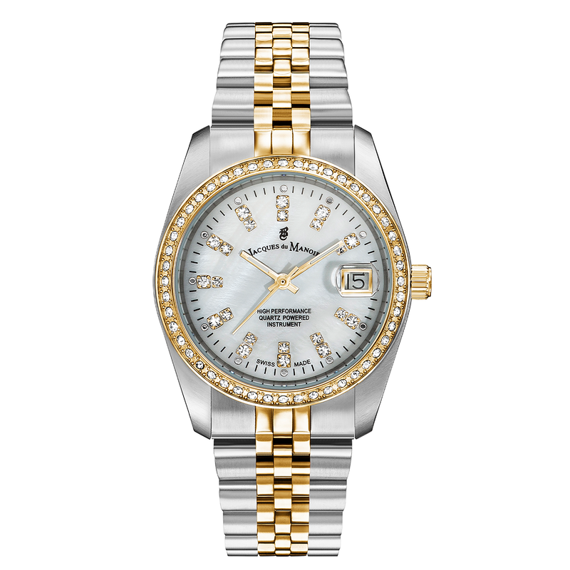 Jacques Du Manoir Inspiration White MOP Women's Watch NROP.07-zoom-