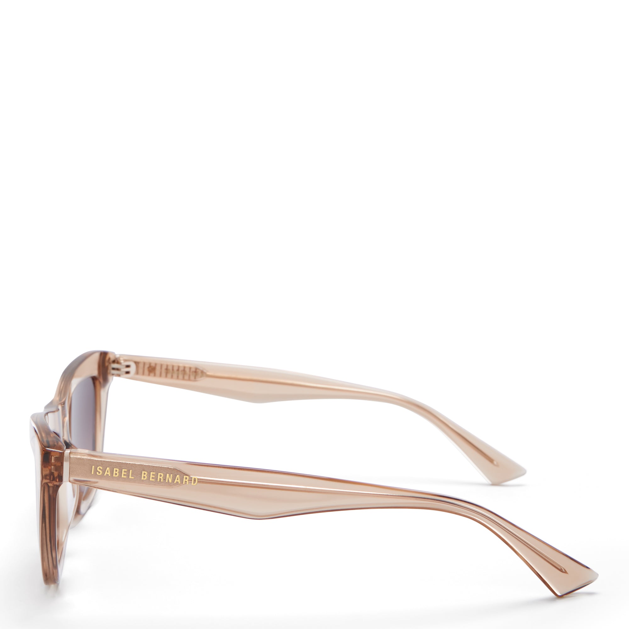 Isabel Bernard La Villette Roselin Transparant Beige Cat Eye Zonnebril IB400006-02-14